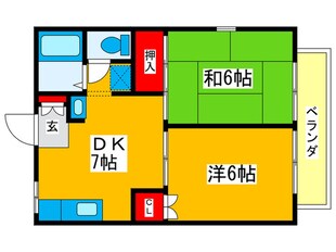 メゾンコスティーラの物件間取画像